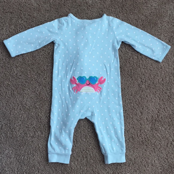 π«π«βοΈSOLDβοΈπ«π« Carterβs | 6M Polka Dot Zippered Sleeper - Picture 2 of 3